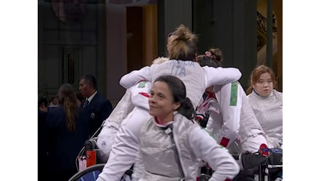 Paralimpiadi Parigi 2024, la sannita Pasquino conquista il bronzo nel fioretto a squadre