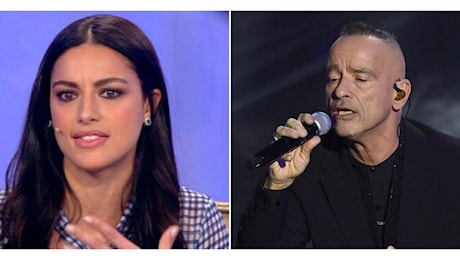 Eros Ramazzotti insieme all’attrice di “Mare Fuori” Desirée Popper per il concerto dei Coldplay