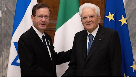Nei colloqui Mattarella e Herzog tema dei due popoli e due Stati