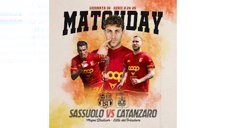 Calcio – Serie B. Il Catanzaro stende il Sassuolo con gol di Biasci e Bonini. Play off sicuri!