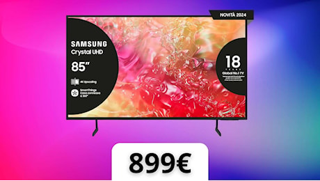 Samsung Smart TV 85 in offerta: l’esperienza cinematografica a casa