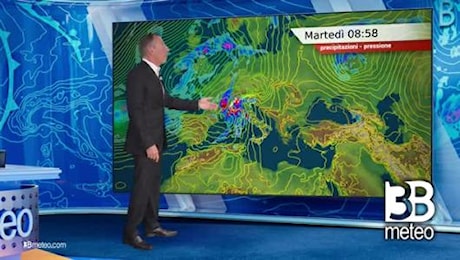 Previsioni meteo video di martedì 08 ottobre sull'Italia