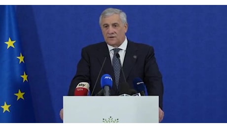 IL VIDEO. M.O., Tajani: su Cpi lavoriamo a testo G7 Esteri con posizione unica