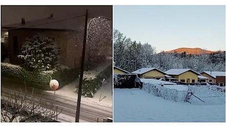 Il video della prima nevicata a Milano e in Lombardia: accumuli fino a 25 centimetri e strade imbiancate