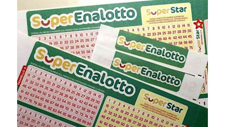 SuperEnalotto: centrato a Veglie il 5+1 da 627mila euro, oggi realizzati anche dieci 5