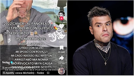 Fedez e le previsioni funeste per il suo 2025. Nell’elenco spunta un messaggio d’amore misterioso