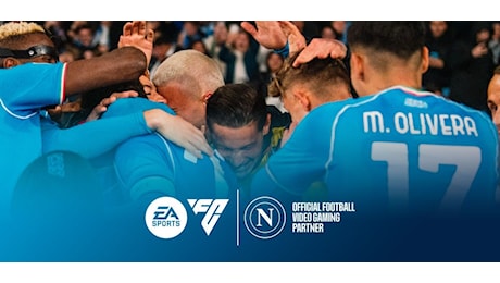 Il Napoli firma in esclusiva con EA Sports FC 25 e porta la voce di Geolier