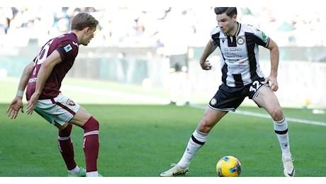 Udinese-Torino 2-2, le statistiche: granata spreconi