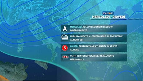 Meteo, da domani torna il maltempo: tanta pioggia, neve in montagna e vento molto forte. Le previsioni dal 18 dicembre