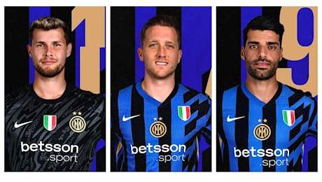 Inter, ecco i numeri di maglia scelti da Zielinski, Martinez e Taremi