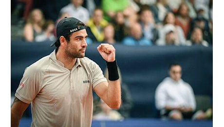 Tennis, Matteo Berrettini batte Halys in finale a Gstaad e vince lo Swiss Open