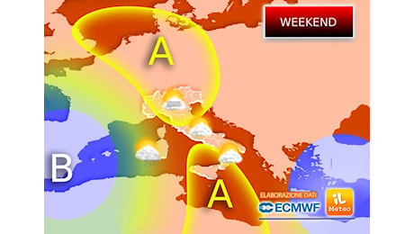 Previsioni Meteo Sabato e Domenica: nel Weekend sarà Novembrata con l'enorme anticiclone dal cuore Caldo