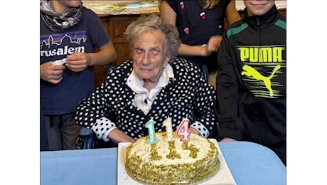 Addio alla nonna più vecchia d'Italia. Si è spenta a Natale a 114 anni Claudia Baccarini Baldi