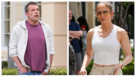 I rumors sulla crisi tra Jennifer Lopez e Ben Affleck: lui senza fede al dito, lei in vacanza da sola