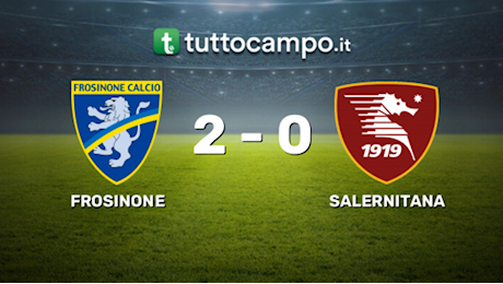 Serie B. Frosinone, tre punti al platino contro la Salernitana