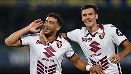 Il Torino va veloce: batte il Verona in 10 e vola al primo posto, highlights