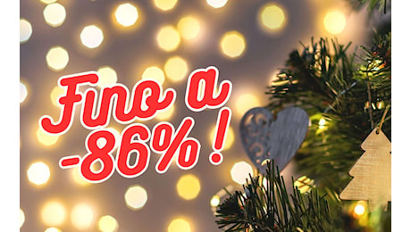 Amazon solo sconti dal 65% all'86%: festa grande di fine anno (da 7,92€)