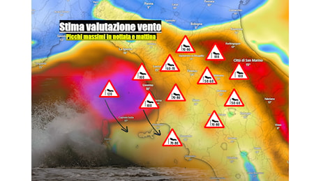 LIBECCIATA: ISOLE E COSTA ANCHE OLTRE I 100 KM/H – ATTENZIONE ANCHE A VENERDI’ – METEO TOSCANA