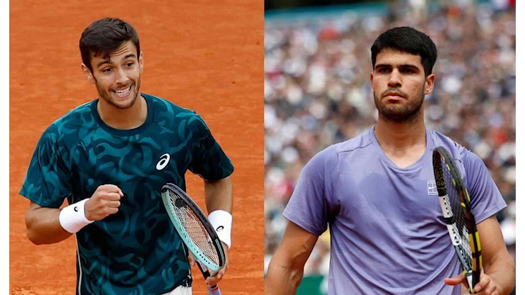 Musetti-Alcaraz, l'orario della finale anticipato e il rischio rinvio all'Atp Montecarlo: dove vedere la finale in Tv - Open Musetti-Alcaraz, l'orario della finale anticipato e il rischio rinvio all'Atp Montecarlo: dove vedere la finale in Tv - Open