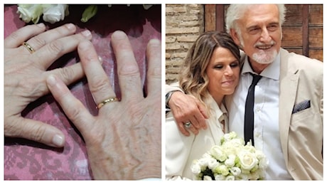 La cantante Tosca Donati si è sposata: le foto del matrimonio con Massimo Venturiello