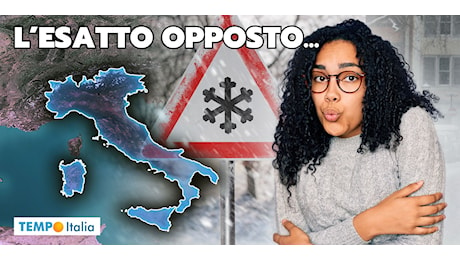 Novembre con piogge e nevicate a quote montane, invece no. METEO insensato