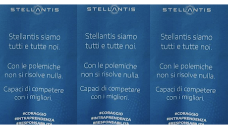 Stellantis invia volantini nelle fabbriche prima dello sciopero: “Con le polemiche non si risolve nulla”. Fiom: “Un’intimidazione”