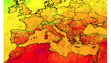 Cronaca meteo. Prosegue il gran caldo tra Nord Africa ed Europa. Record a Barcellona