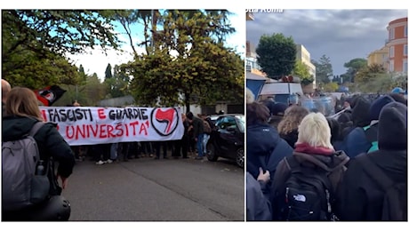 Tensioni alla Sapienza tra collettivi studenteschi e polizia: cariche di alleggerimento dagli agenti in tenuta antisommossa