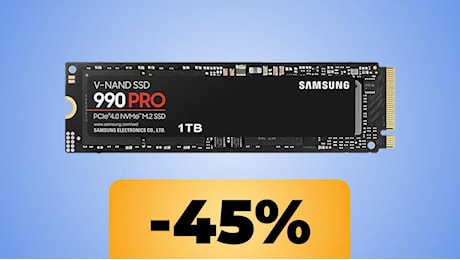 L'SSD Samsung 990 Pro per PC e PS5 è in forte sconto su Amazon per il Black Friday