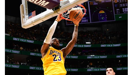 LeBron James guida i Lakers contro Memphis! Wemby e Giannis Show