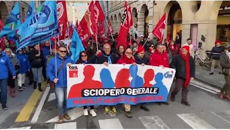 Sciopero, il corteo per le strade di Padova