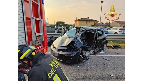 Scontro tra auto e moto e Vedelago, morto motociclista di 18 anni