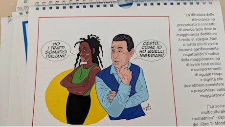 Vannacci lancia il suo movimento con un calendario: ad aprile c’è la “vignetta Egonu”