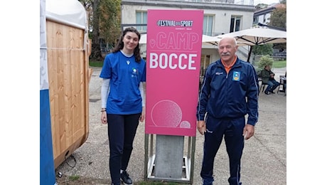 Esordio al Festival dello sport per le bocce, Angelica Setti: «In Trentino mancano le strutture»