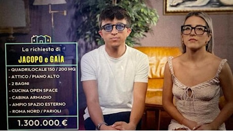 Casa a prima vista, i gemelli di 23 anni con 1,3 milioni di budget fanno esplodere i social: “Tanto il loft ai Parioli lo paga papà”