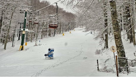 Maltempo: nevica sull’Amiata, pioggia e freddo su tutta la Maremma