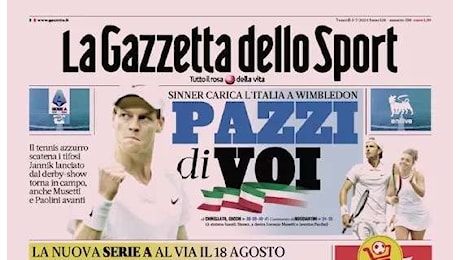 Gazzetta: Serie A, partenza col Botto. Milan su Pavlovic