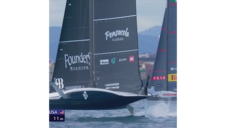 Luna Rossa, la partenza di Regata 8