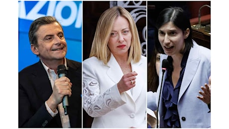 Sondaggi politici elettorali: sorpresa Calenda mentre Meloni e Schlein scivolano, i partiti nell’ultima Supermedia