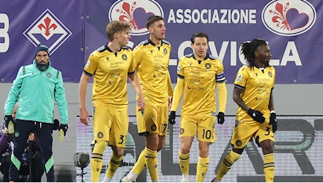 Serie A, Fiorentina-Udinese 1-2: Thauvin e Lucca gelano il Franchi