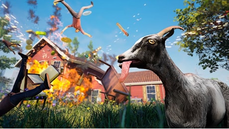 Goat Simulator Remastered ha una data di uscita, annunciata con un folle trailer