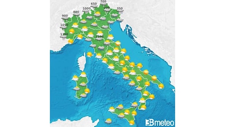 Domenica una perturbazione dà il via all'ondata di freddo di Natale