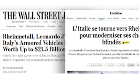 L'accordo tra Leonardo e Rheinmetall sulla stampa internazionale e nazionale | Leonardo