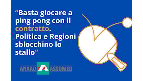 Contratto medici e dirigenti sanitari. Di Silverio: “Basta giocare a ping pong con il contratto. Politica e Regioni sblocchino lo stallo” QUOTIDIANO SANITA'