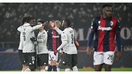 Champions League - Bologna-Monaco 0-1: beffarda zampata di Kehrer all'87'. Rossoblù ancora senna vittorie, né goal fatti