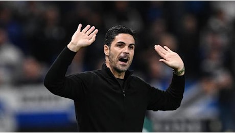 Arsenal, Arteta: Qui per provare a battere l'Inter. Ha grande identità, merito di Inzaghi