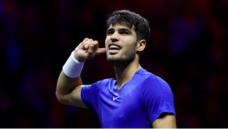 Alcaraz redivivo! Lo spagnolo stende Shelton e pareggia i conti tra Europa e Mondo in Laver Cup: 4-4