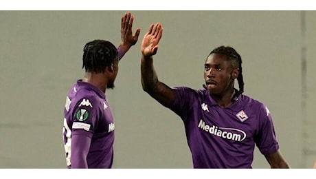 Fiorentina, Adli e Kean firmano la vittoria: i risultati in Conference League