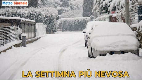 Inizia la Settimana della Gran Neve: previsioni meteo