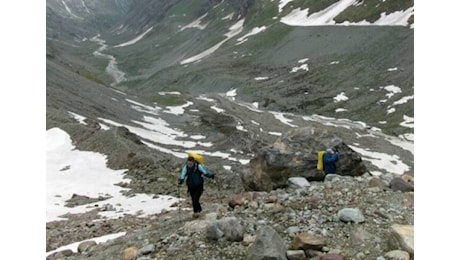 Gruppo CAI Parabiago salvato dal rifugio Aosta: Abbiamo visto il sentiero franare fino a vederlo sparire